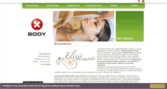 Desktop Screenshot of elixirmasszazs.hu